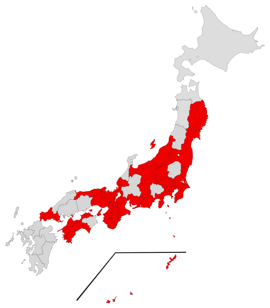 日本全国展開マップ